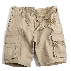 Khaki Vintage Paratrooper, Zipper Fly, Six Pockets - Cargo Shorts 2 Khaki Vintage Paratrooper, Zipper Fly, Six Pockets - Cargo Shorts - Image 2