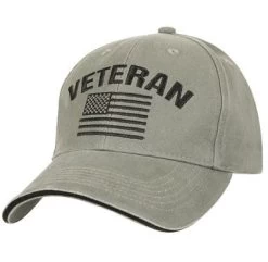 Veteran Hat With American Flag