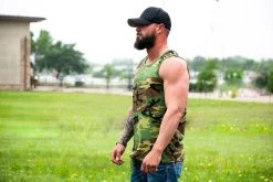 Woodland Camo Tank Top
