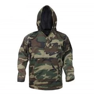 Woodland Camo Anorak Pullover Jacket 2 Woodland Camo Anorak Pullover Jacket - Image 2