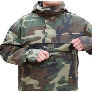 Woodland Camo Anorak Pullover Jacket 3 Woodland Camo Anorak Pullover Jacket - Image 3