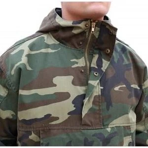 Woodland Camo Anorak Pullover Jacket 6 Woodland Camo Anorak Pullover Jacket - Image 6