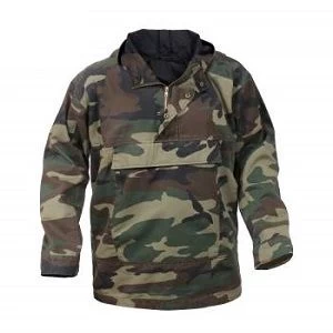 Woodland Camo Anorak Pullover Jacket 1 Woodland Camo Anorak Pullover Jacket