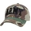 Woodland Camo Army Baseball Hat W/ ARMY Text