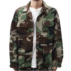 100% Cotton Ripstop Woodland Camo BDU Shirt 8 100% Cotton Ripstop Woodland Camo BDU Shirt -Fashion-Military Uniform woodland camo bdu shirt 2 1