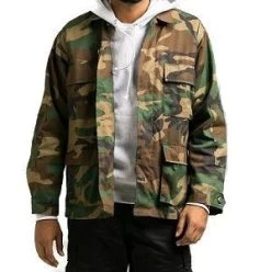 100% Cotton Ripstop Woodland Camo BDU Shirt 9 100% Cotton Ripstop Woodland Camo BDU Shirt -Fashion-Military Uniform woodland camo bdu shirt 3 1