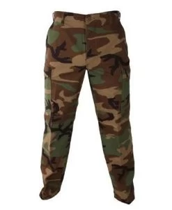 Woodland Camo Twill BDU Pants