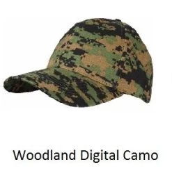 Supreme Camo Low Profile Baseball Caps -Fashion-Military Uniform woodland digital camo baseball cap