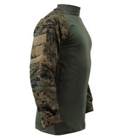 Woodland Digital Camo Fire Retardant NYCO Combat Shirt -Fashion-Military Uniform woodland digital camo combat shirt 1