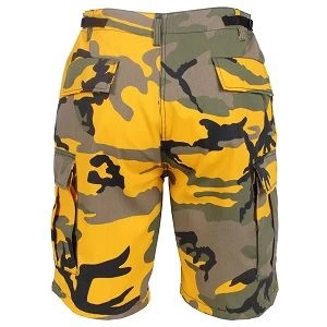 Yellow Camo BDU Shorts 2 Yellow Camo BDU Shorts - Image 2